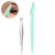 Ruby Face Professional Beauty Tools Tweezer & Eyebrow Razor Kit Turquoise